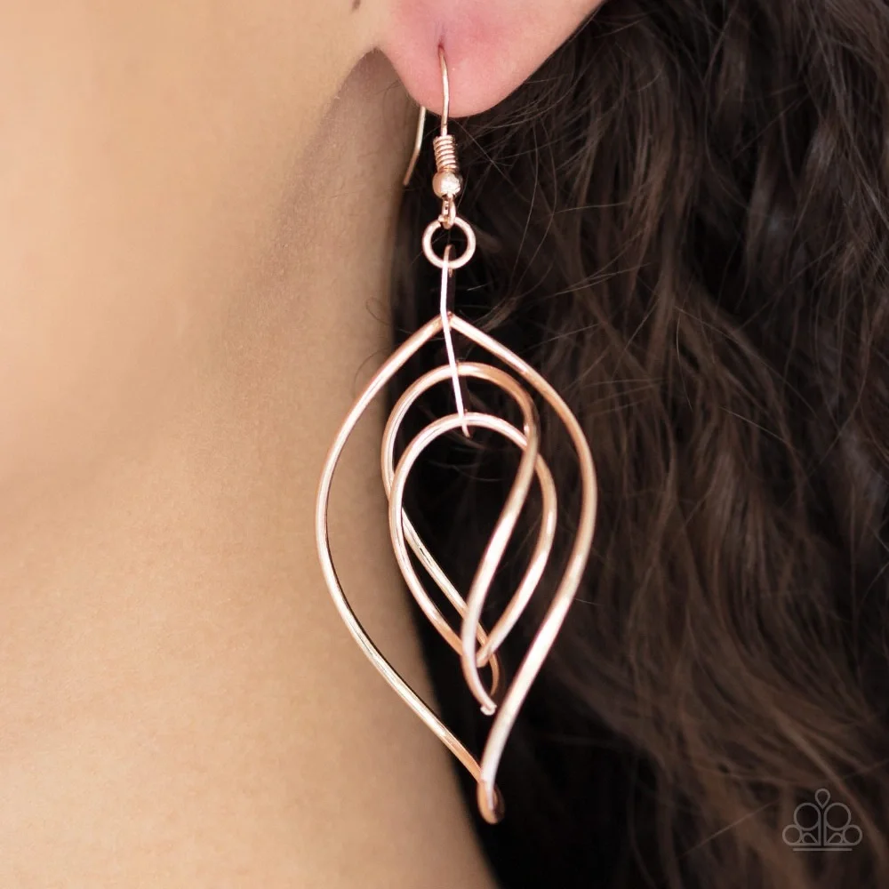 Rose Gold Earrings